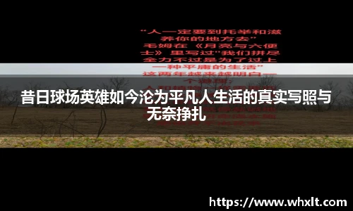 昔日球场英雄如今沦为平凡人生活的真实写照与无奈挣扎